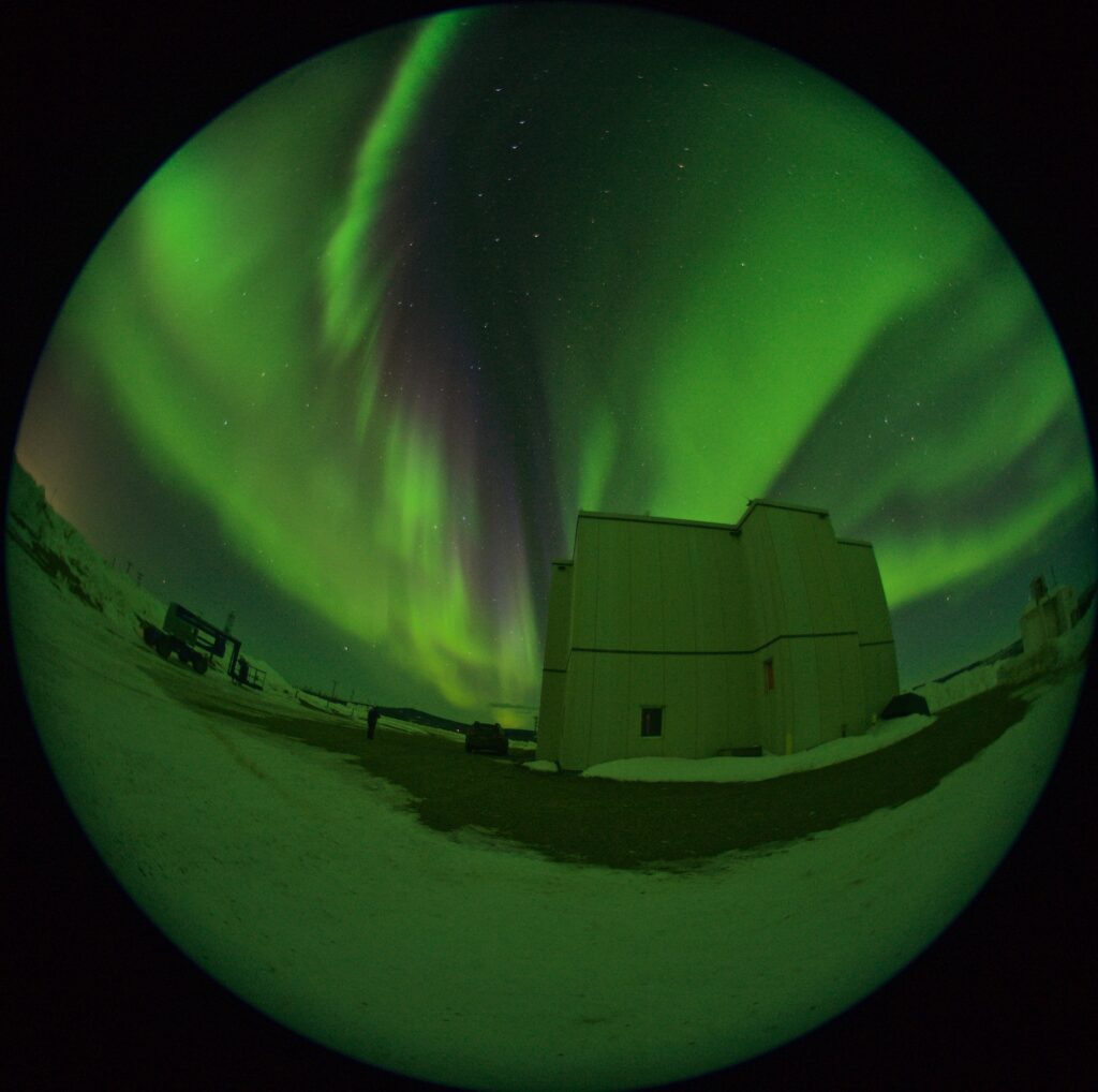 Auroral activity at a MACAWS site