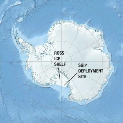SGIP deployment site in Antarctica on the Ross ice shelf